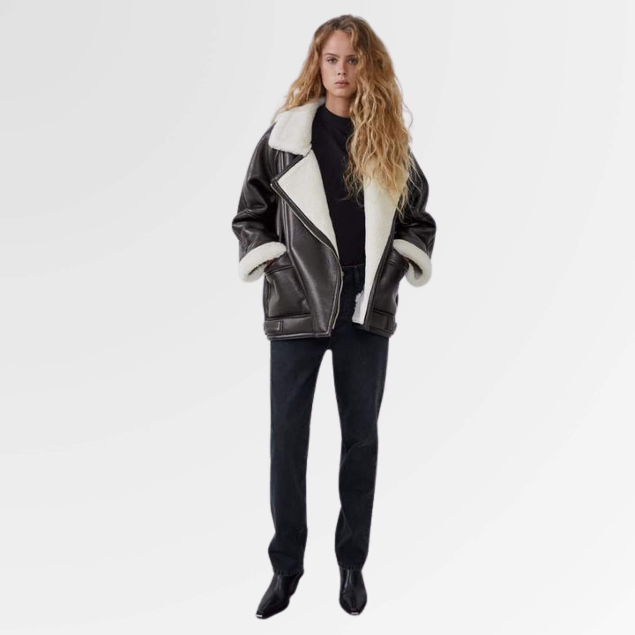 Shearling Leather Jacket