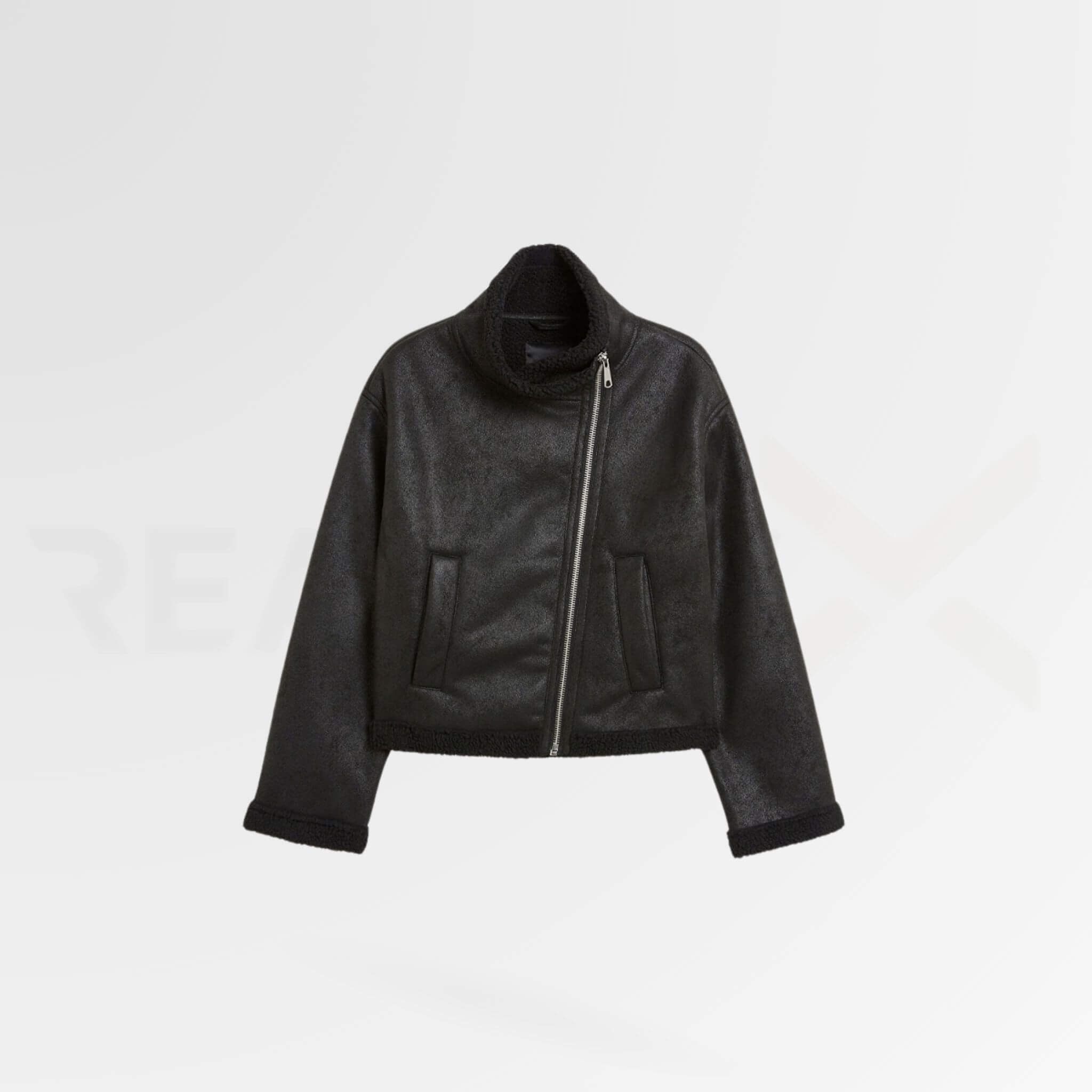 Bomber Leather Fur Jacket