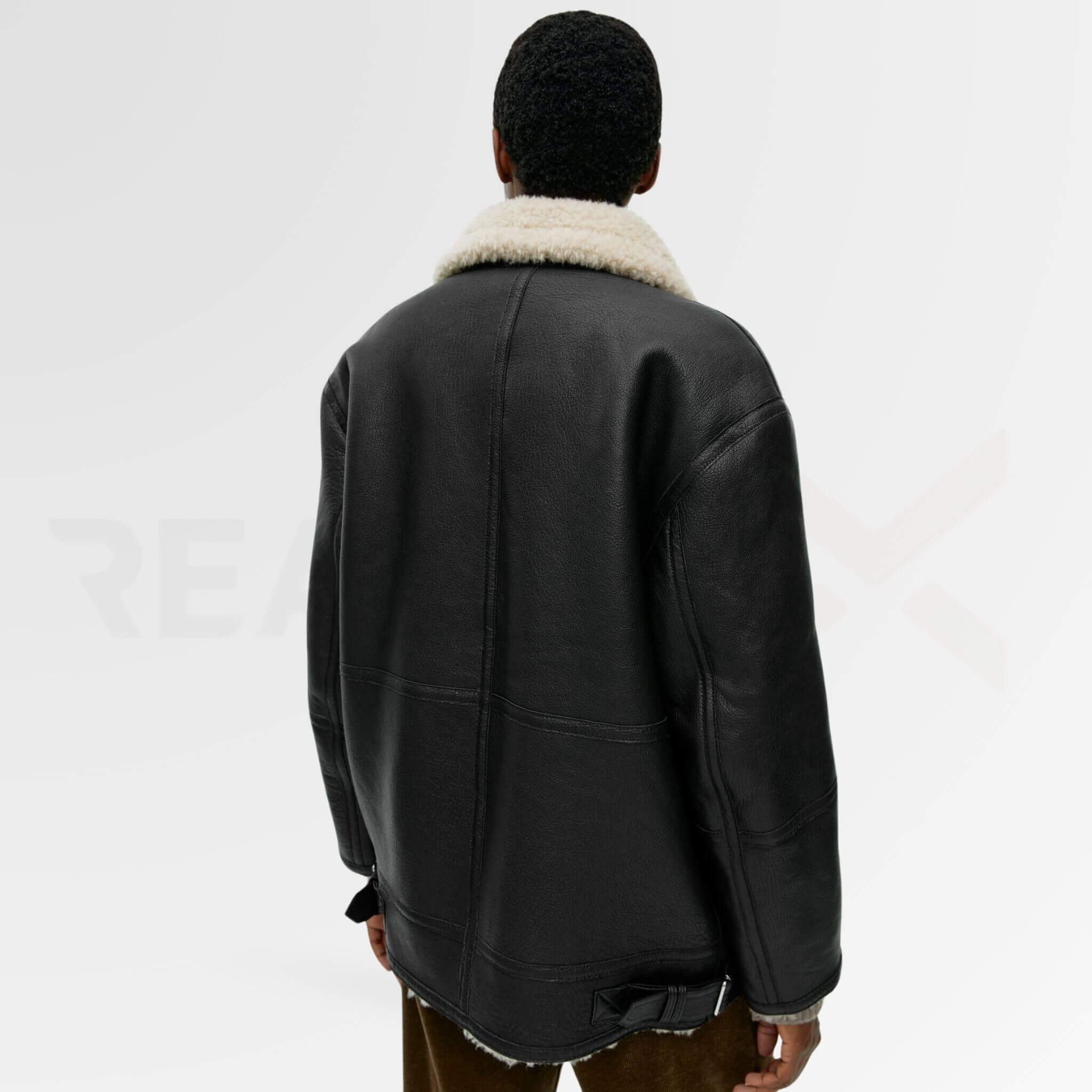 Sherpa Leather Jacket