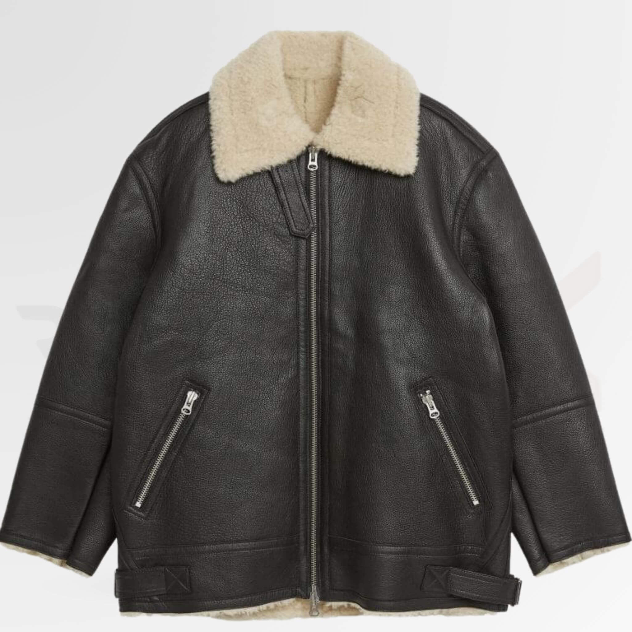 Sherpa Leather Jacket