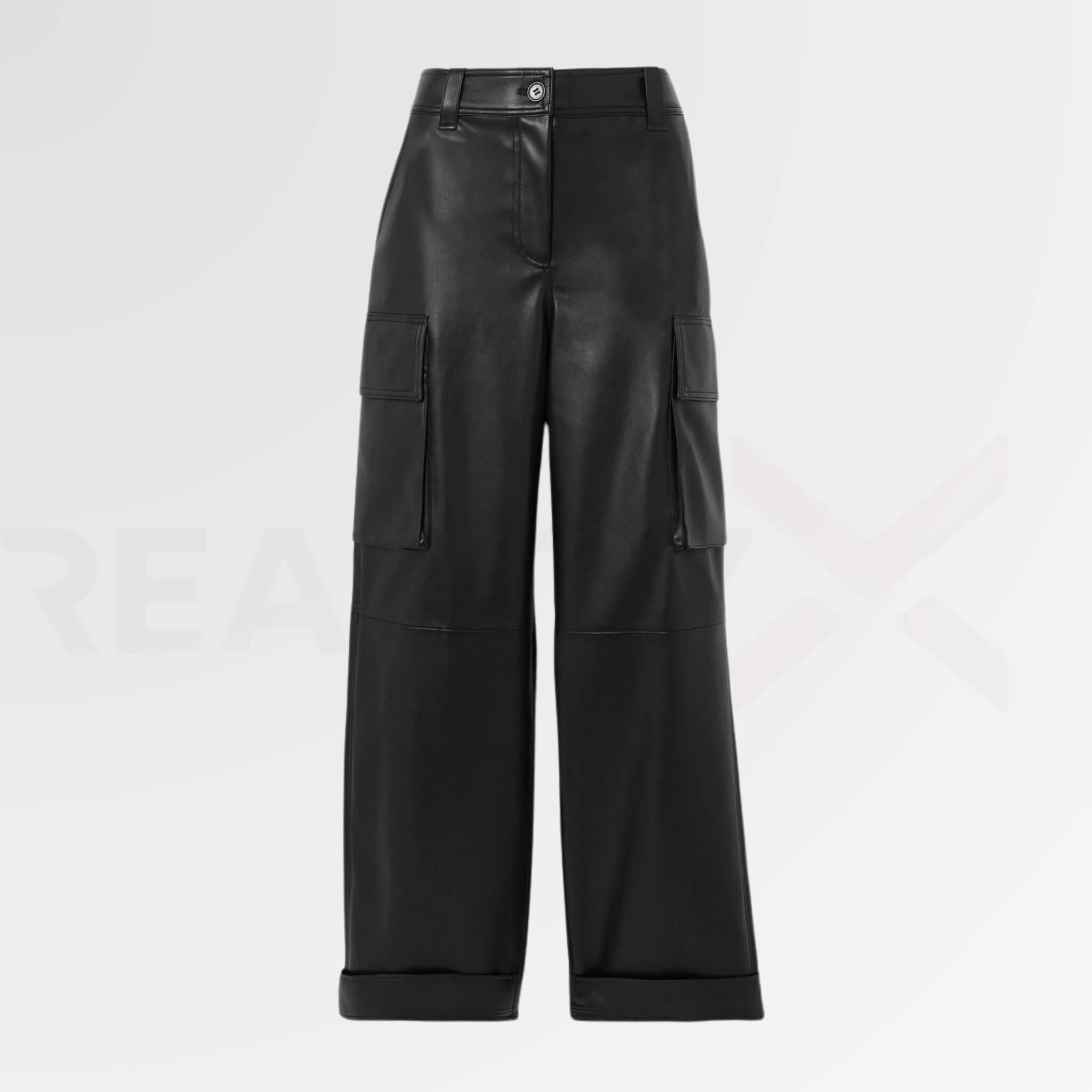 Cargo Leather Pants