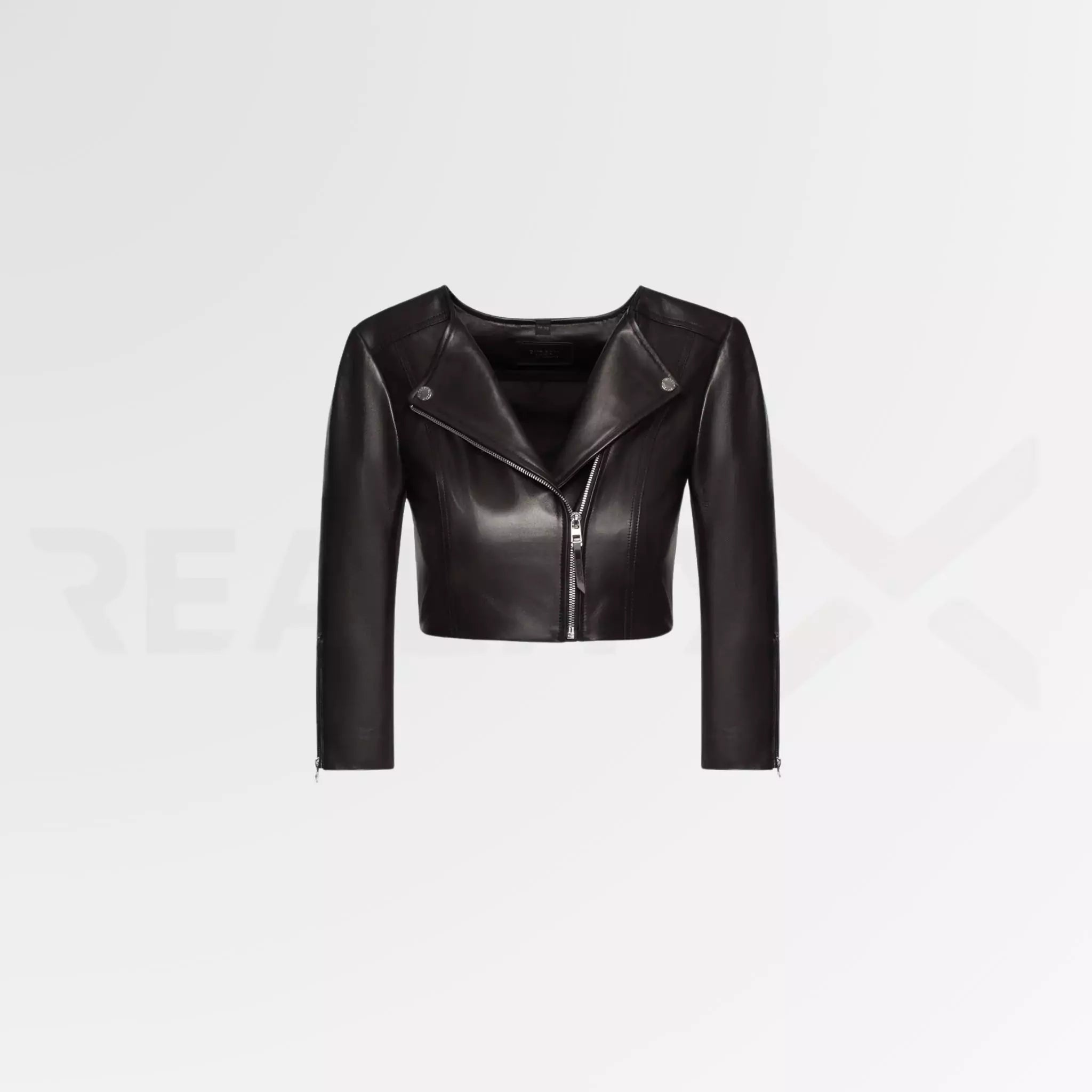 Minimal Leather Motorcycle Jacket