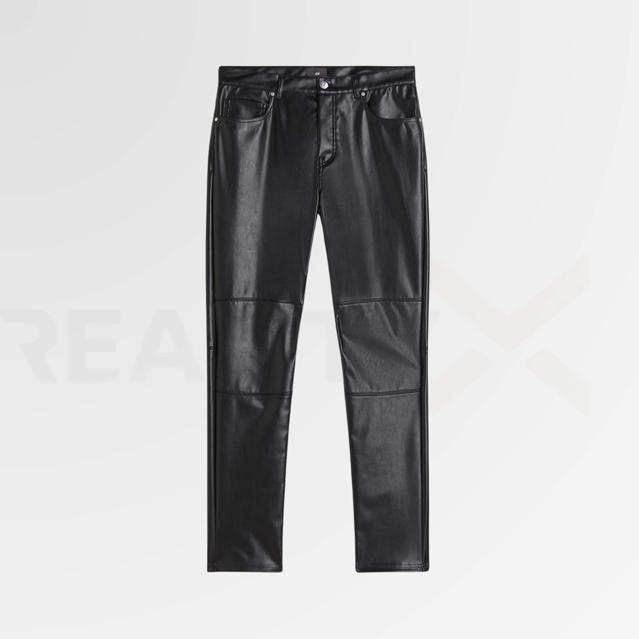 Men's Slim-fit Leather Pant