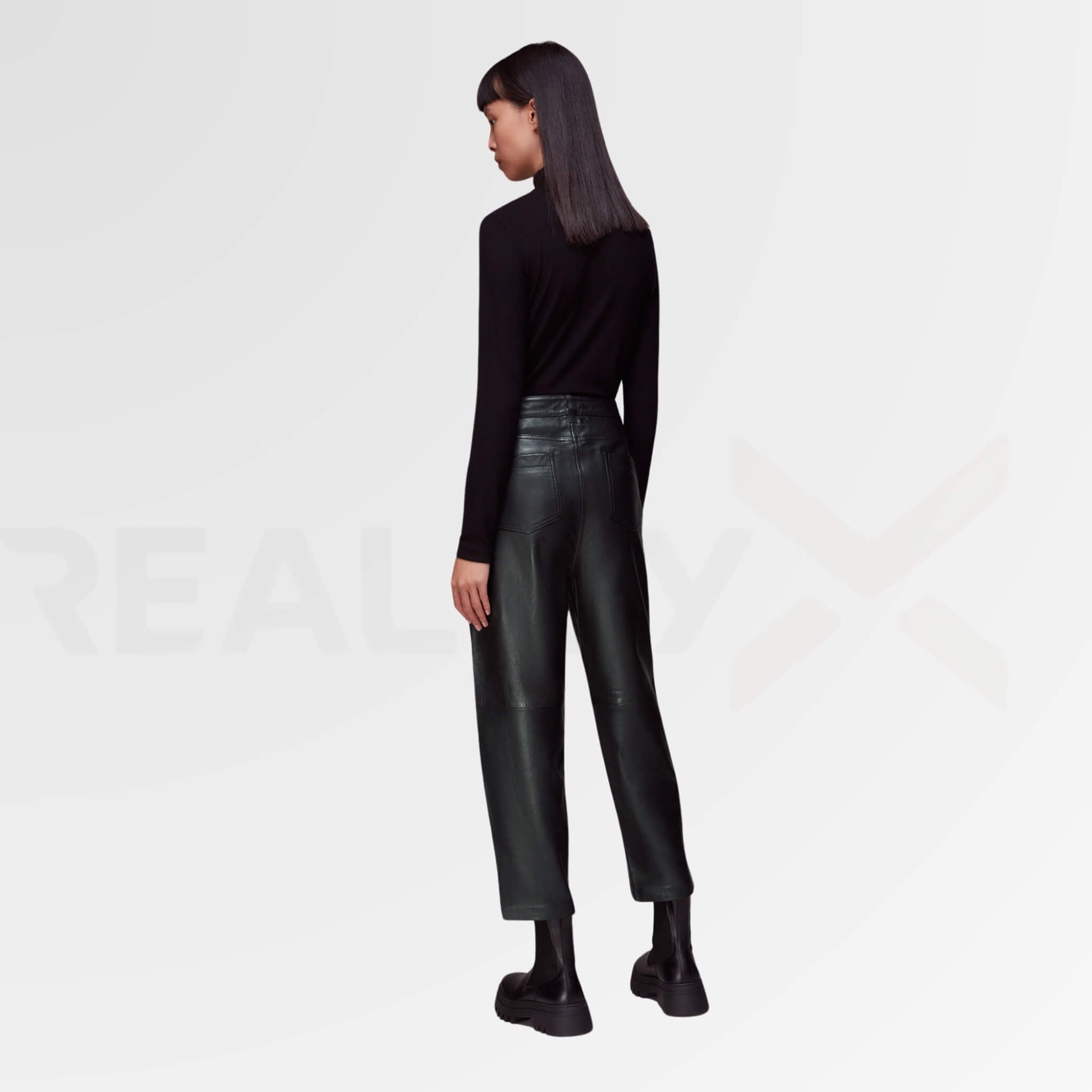 Barrel Leather Pants