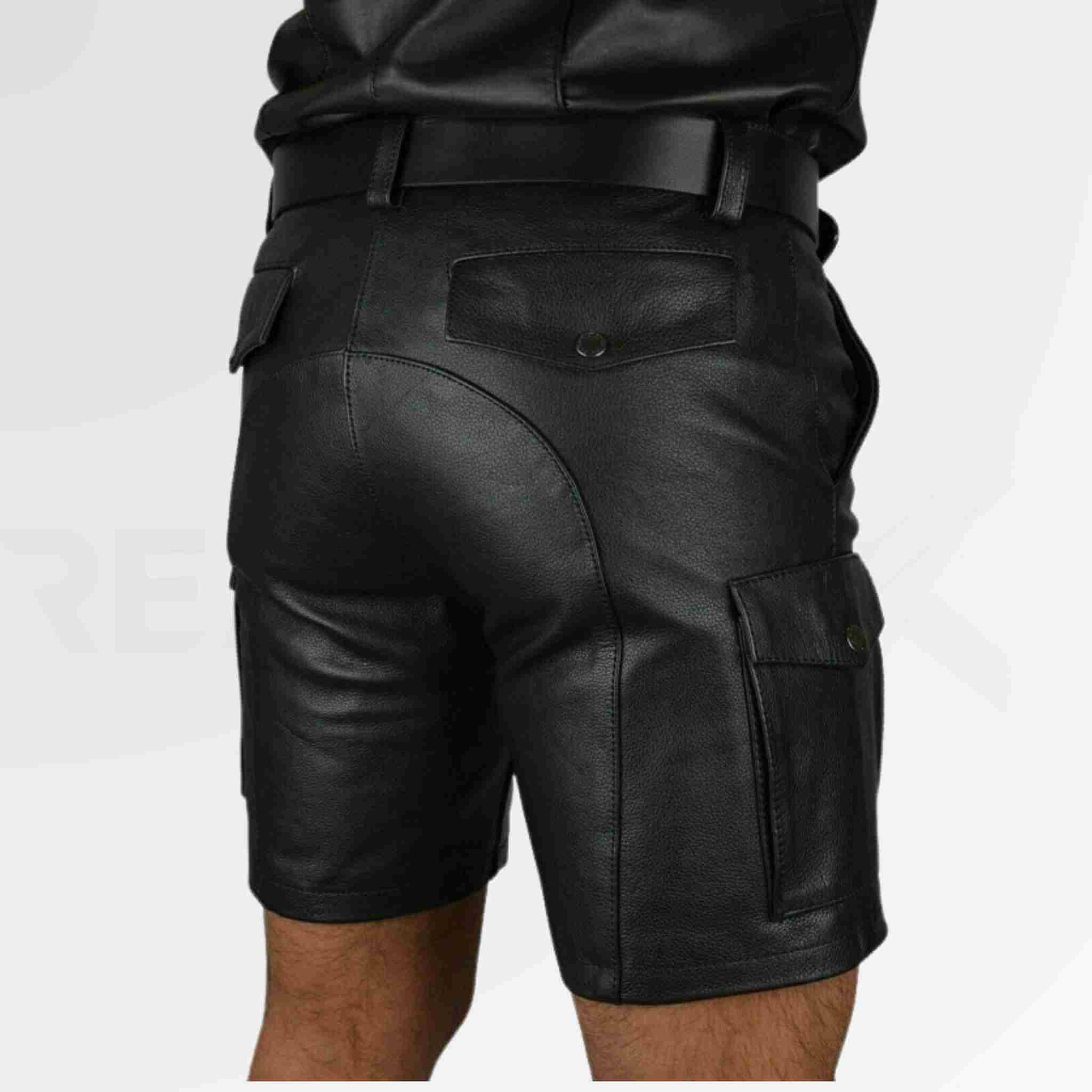 Men's Leather Shorts