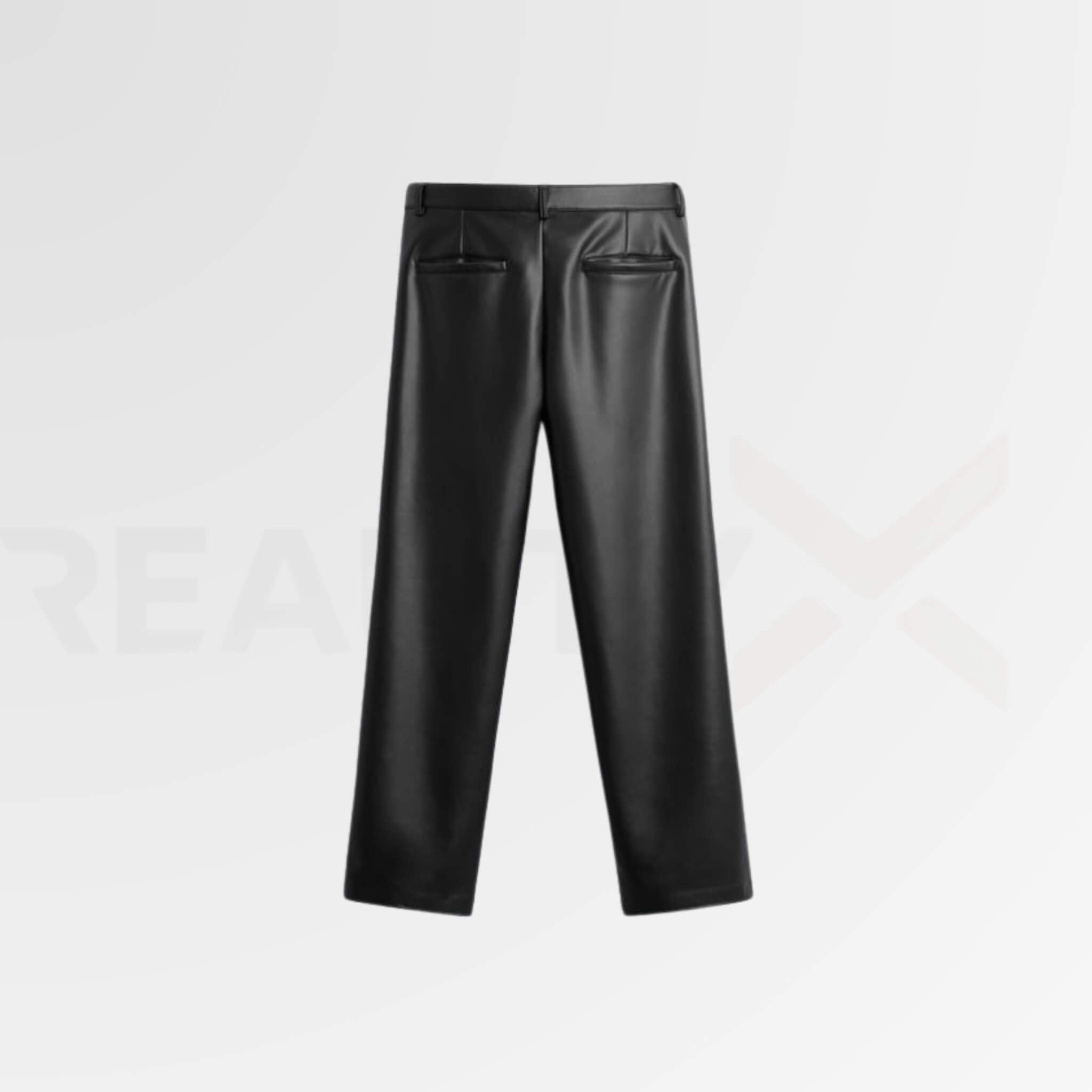 Executive Leather Pants Men