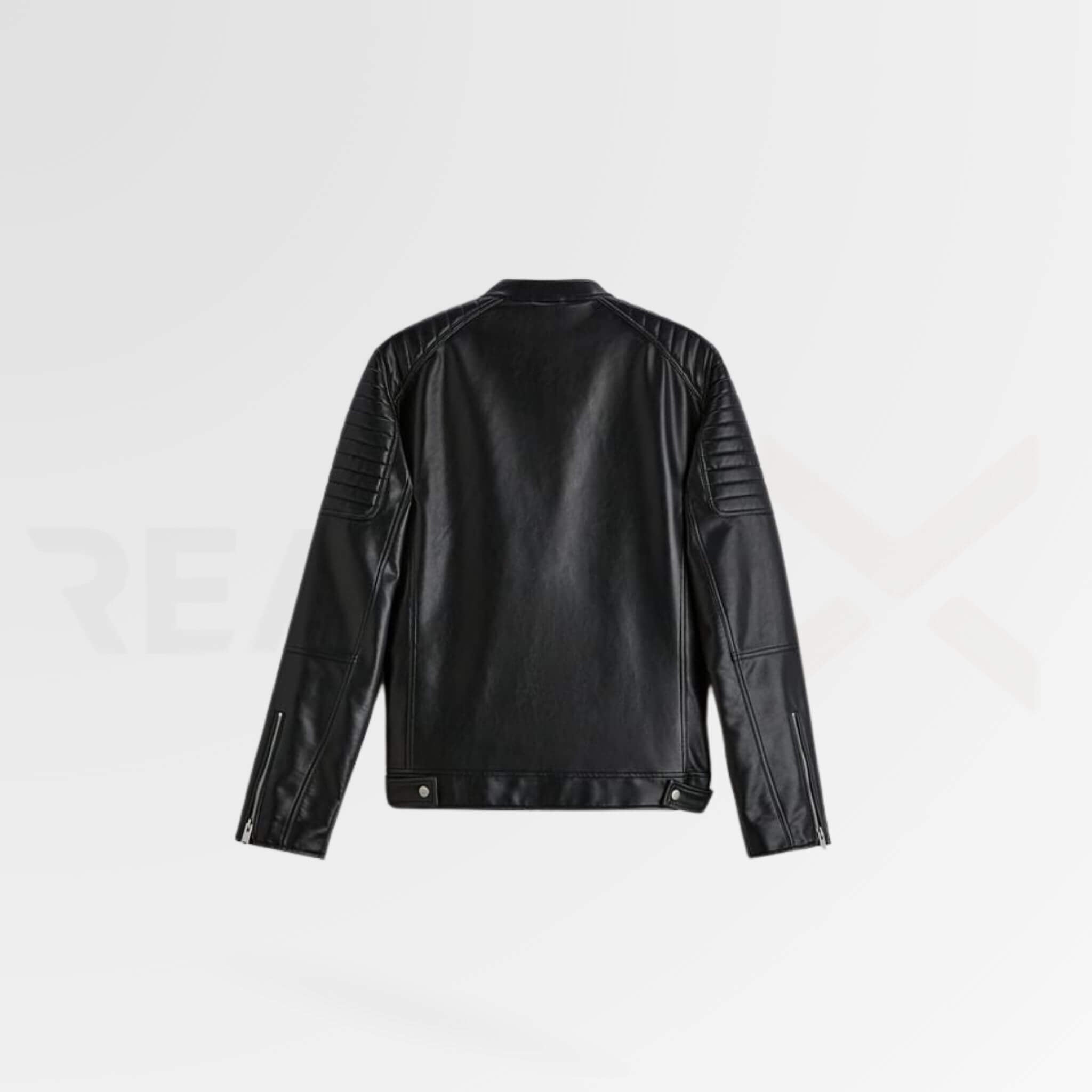 Motorcycle Leather Jacket Men