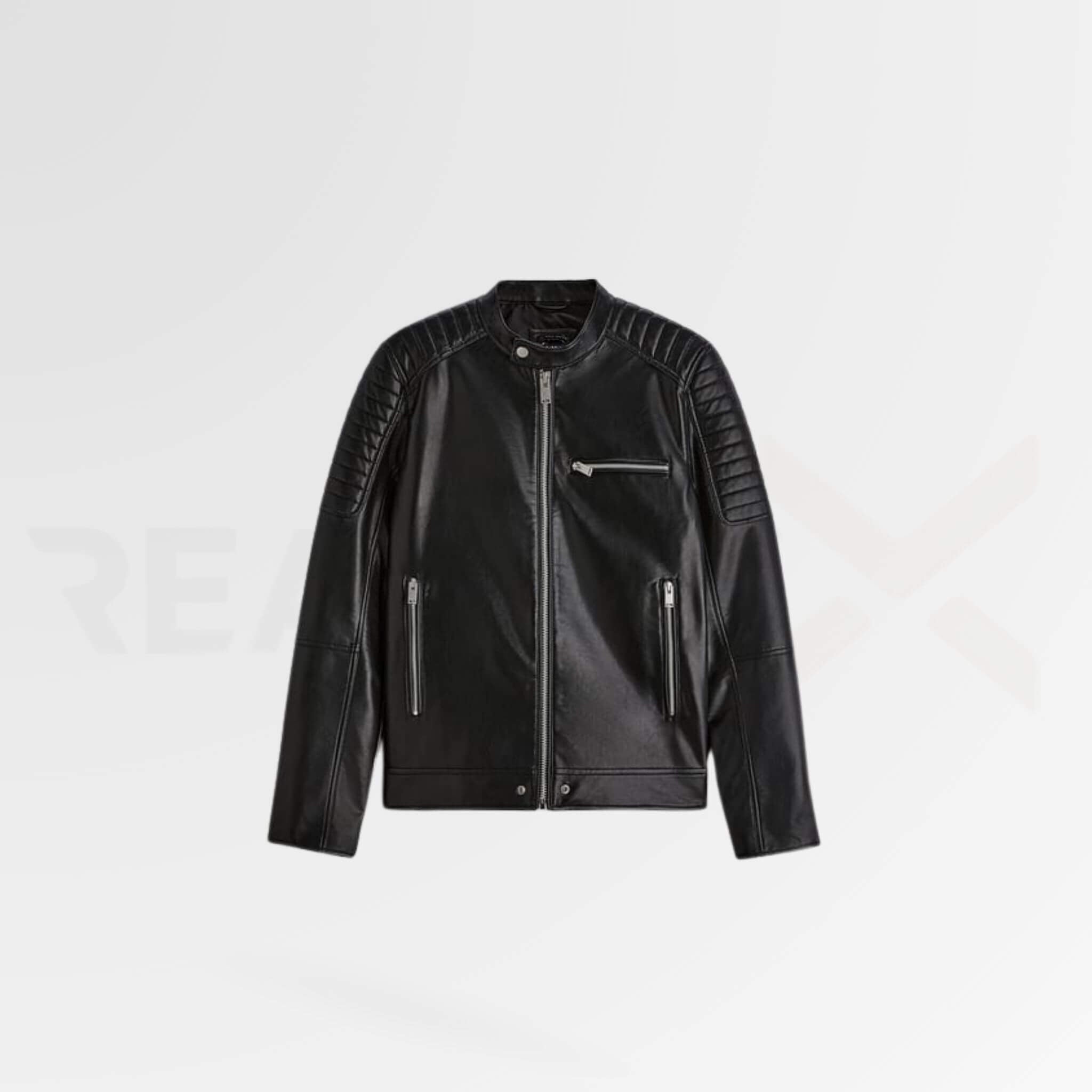 Motorcycle Leather Jacket Men