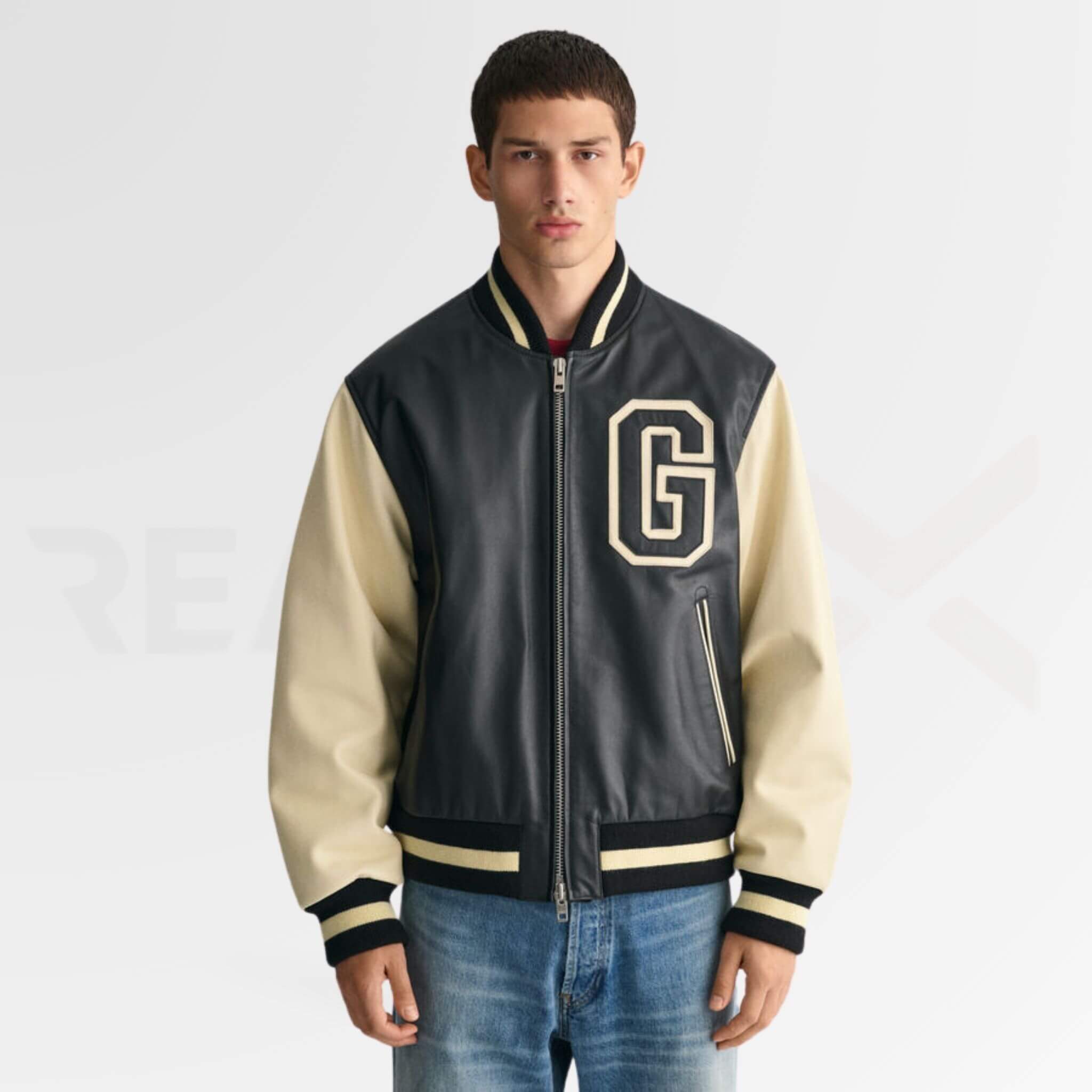 Men's Varsity Leather Jacket